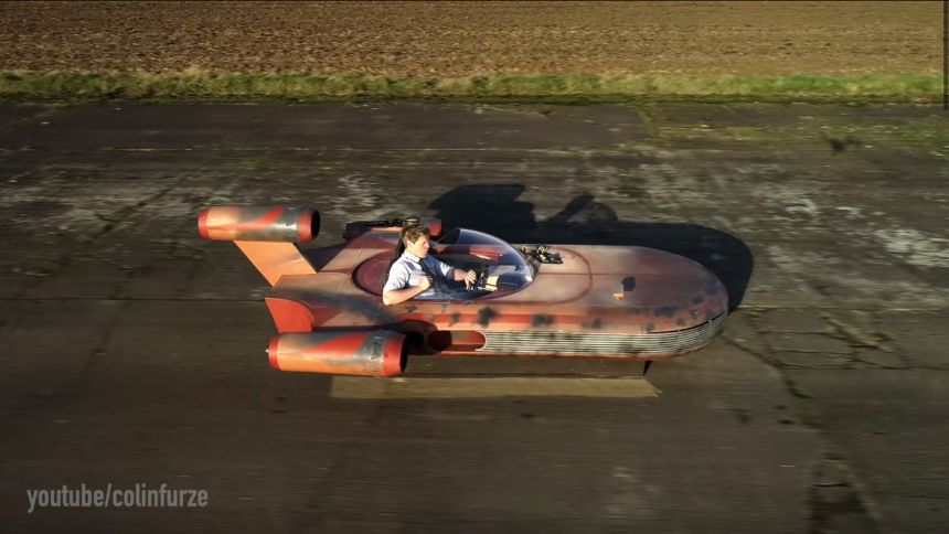 This jet-powered Star Wars Landspeeder is ridiculously awesome image