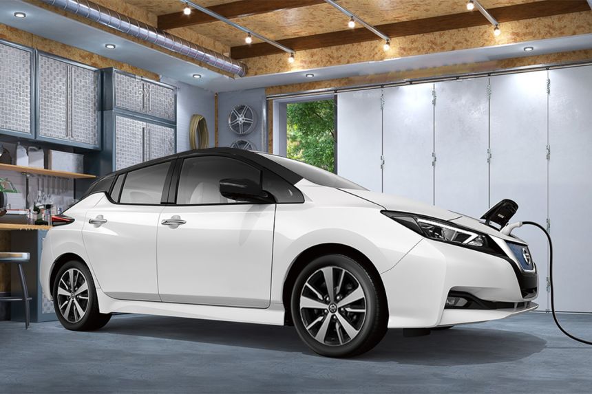This is where you can buy, recharge a Nissan Leaf image