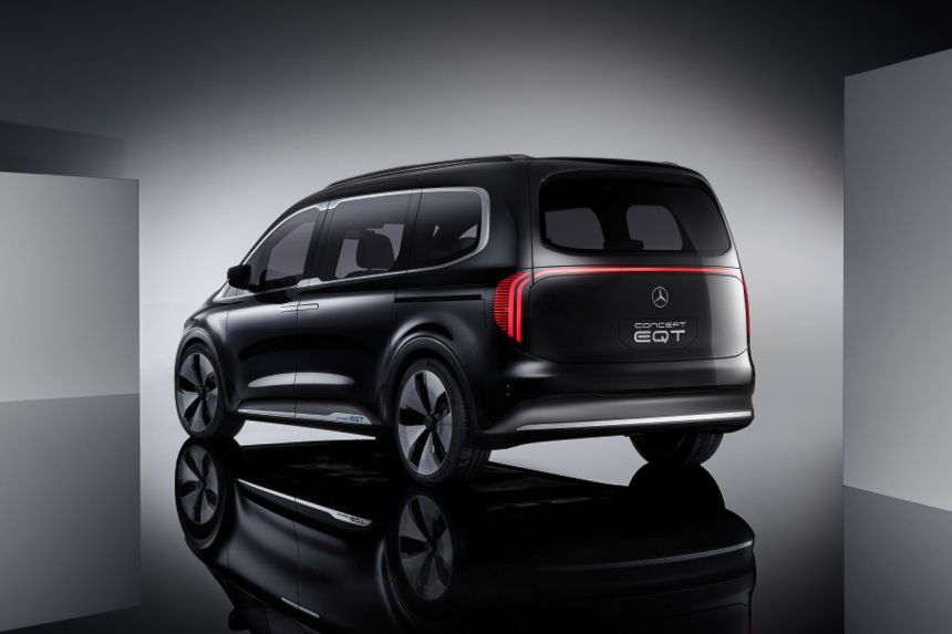 V-Class Jr: Mercedes-Benz reveals EQT EV van concept image