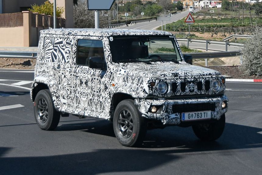 Five-door Suzuki Jimny to measure less than 4 meters long? image