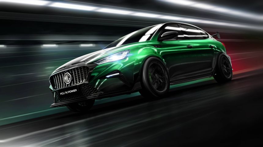 MG6 XPower gets 300 PS plus huge wing image