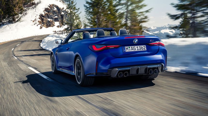 Does the 2022 BMW M4 look better without the roof? image