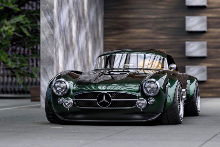 Fil-Am designer Jon Sibal renders a chop-top Mercedes-Benz 300 SL image
