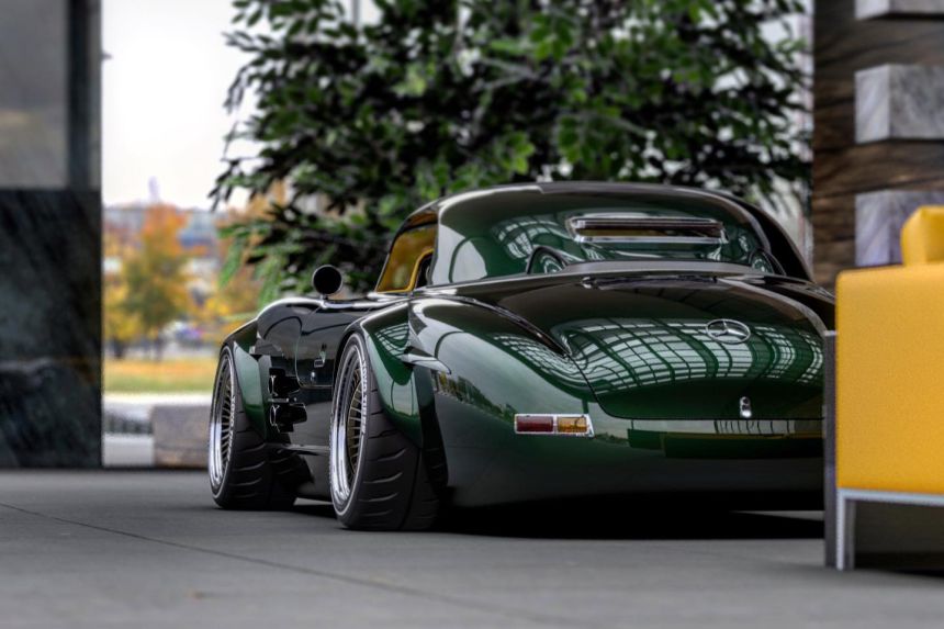 Fil-Am designer Jon Sibal renders a chop-top Mercedes-Benz 300 SL image
