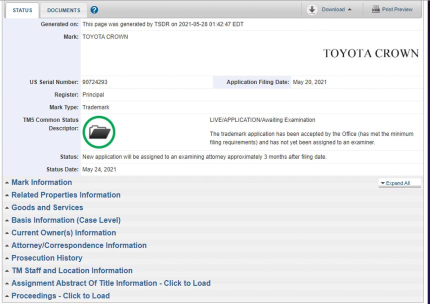This is why the Toyota Crown U.S. trademark matters to us image