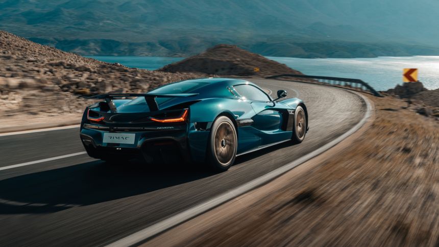 Rimac Nevera is an all-electric hypercar with over 1,900 HP image