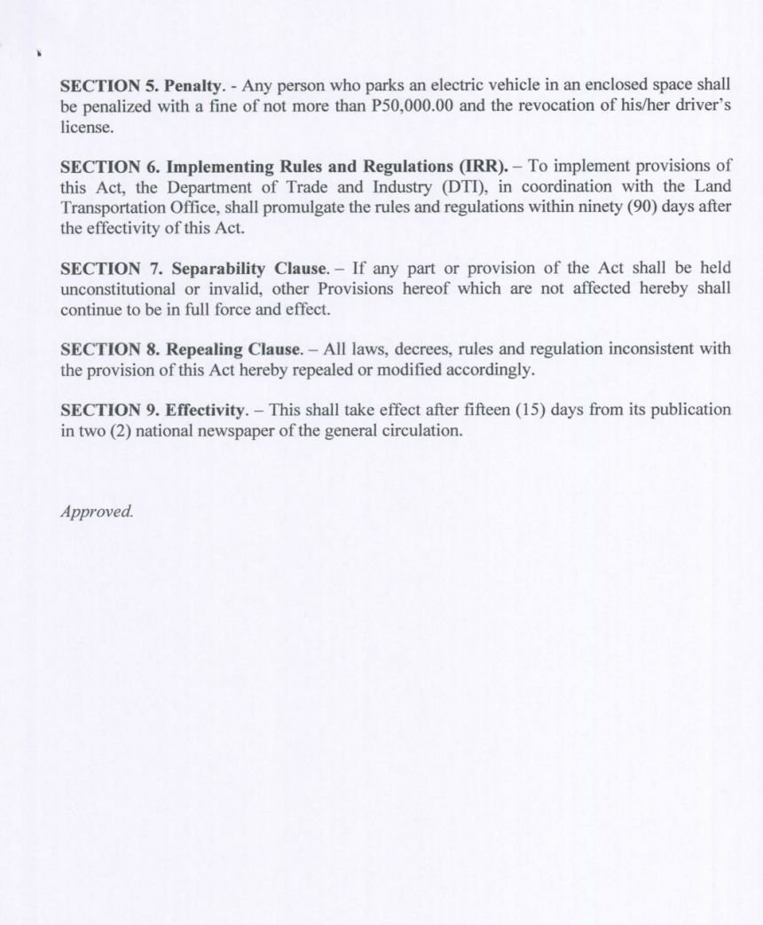 EV Parking Bill image