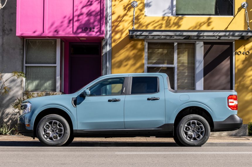 Size check: 2022 Ford Maverick vs. Ranger, F-150, Super Duty image