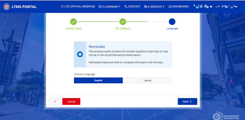 You can now settle your fines/payments at LTO