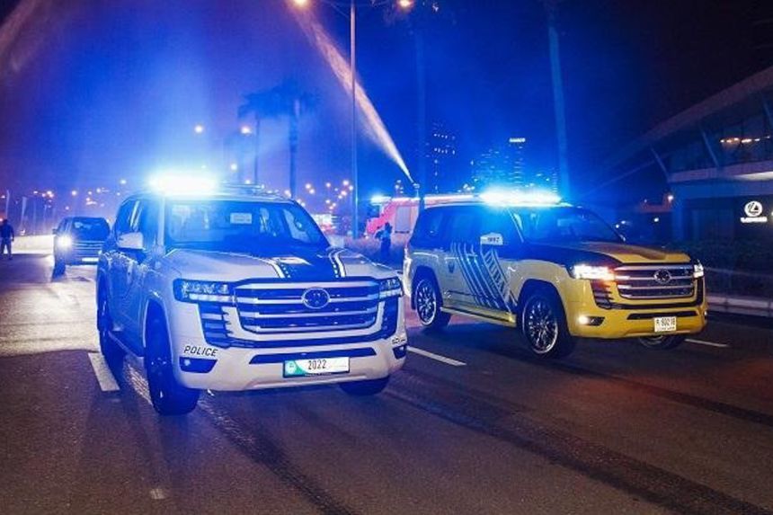 2022 Toyota Land Cruiser patrols Dubai with the, er, Nissan Patrol image