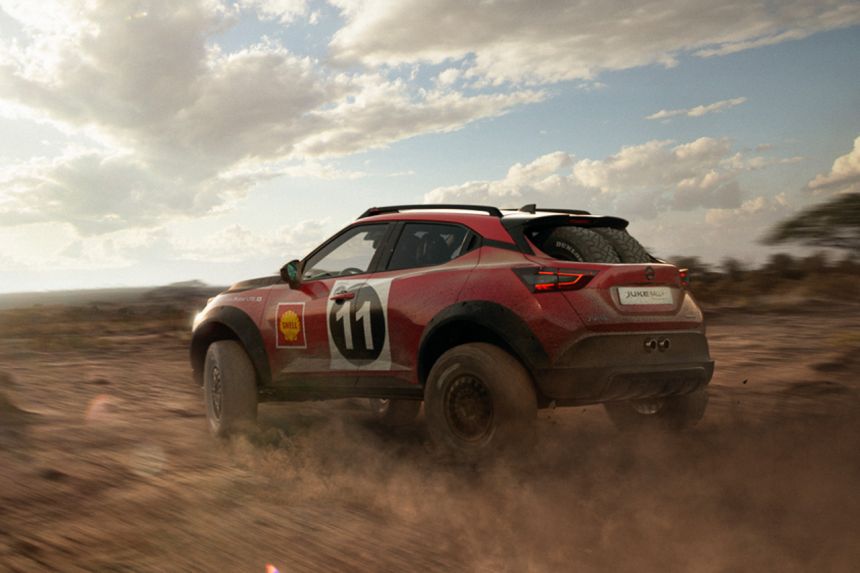 Nissan just turned the Juke into a badass rally car image