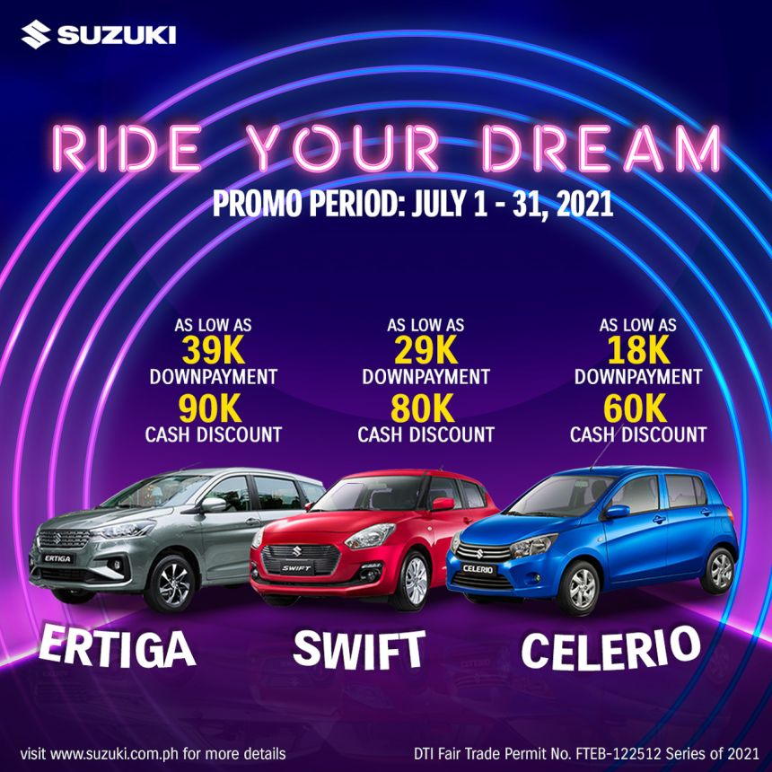 Suzuki PH slashing up to PHP 90k this month of July image