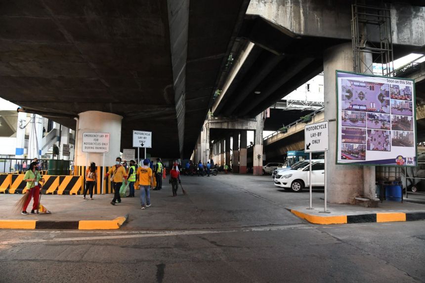 Motorcycle riders can now seek shelter along lay-bys in EDSA image