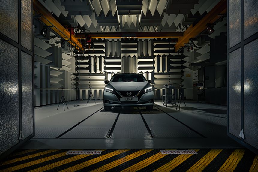 2021 Nissan Leaf emits new sound for pedestrian safety image