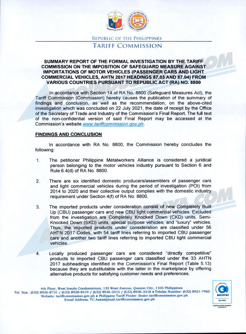 Tariff junks sc bond image