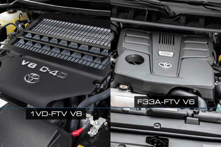Prices Specs Variants: 2021 Toyota Land Cruiser 300 vs Land Cruiser 200 image