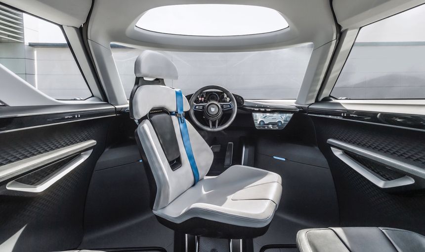 This 6-seater Porsche is actually a design study image