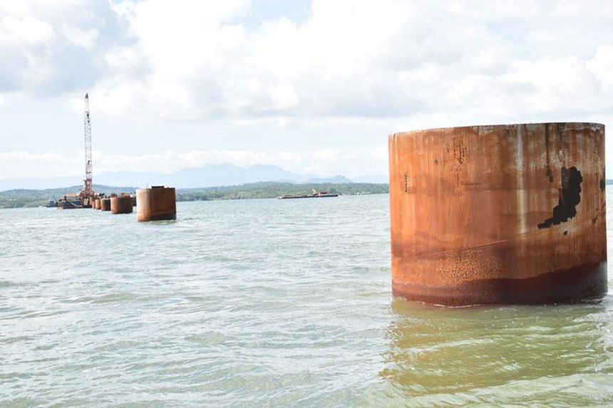 DPWH busy laying the foundations for Panguil Bay Bridge image