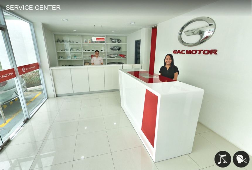 GAC Motor PH now has a virtual showroom image
