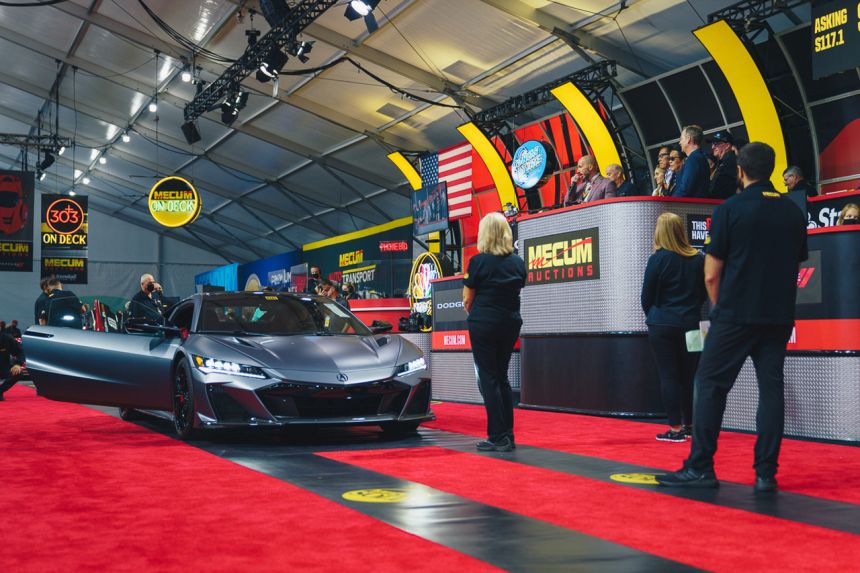 First 2022 Acura NSX Type S sold for USD 1.1 million image