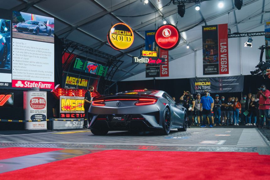 First 2022 Acura NSX Type S sold for USD 1.1 million image