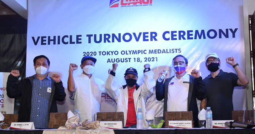Foton and Chery PH award Diaz, Paalam, Petecio with new rides image