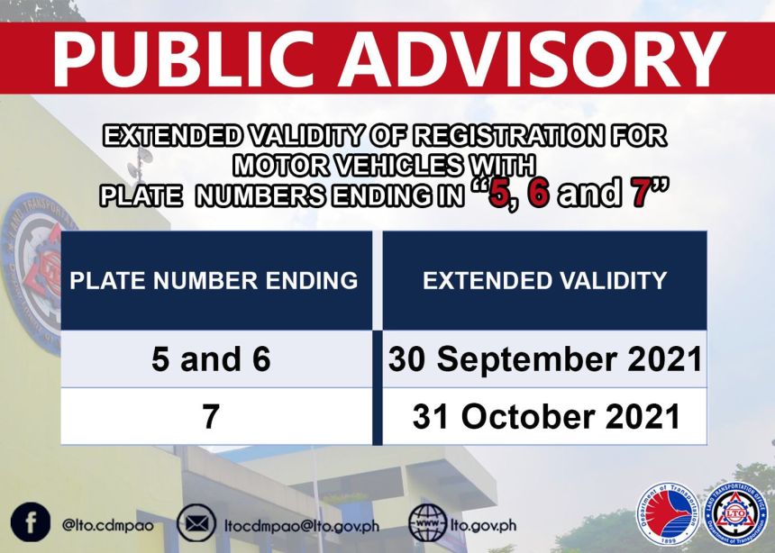 LTO extends MV registration of plates ending in 5, 6, and 7...again image