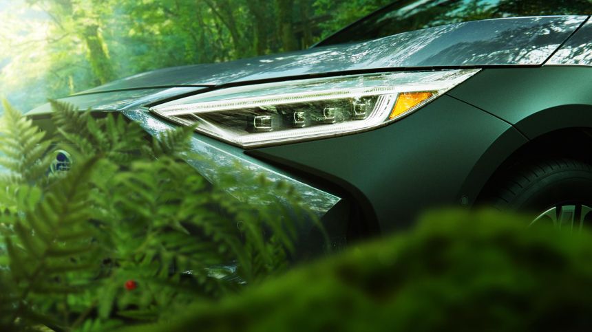 Subaru Solterra EV looks exactly like the Toyota bZ4X image