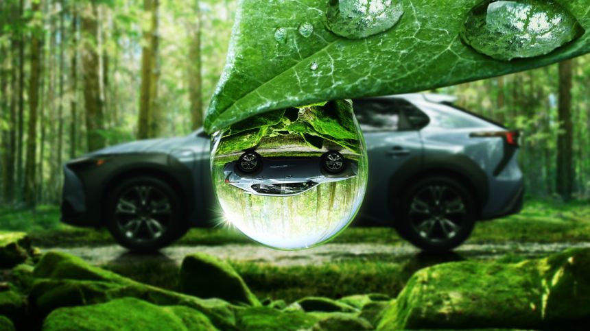 Subaru Solterra EV looks exactly like the Toyota bZ4X image