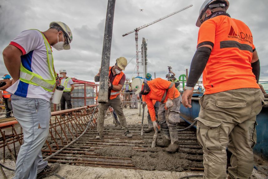 Main bridge of Cebu Cordova Link Expressway now connected image