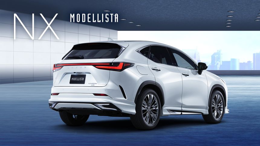Style up the 2022 Lexus NX with TRD, Modellista parts image