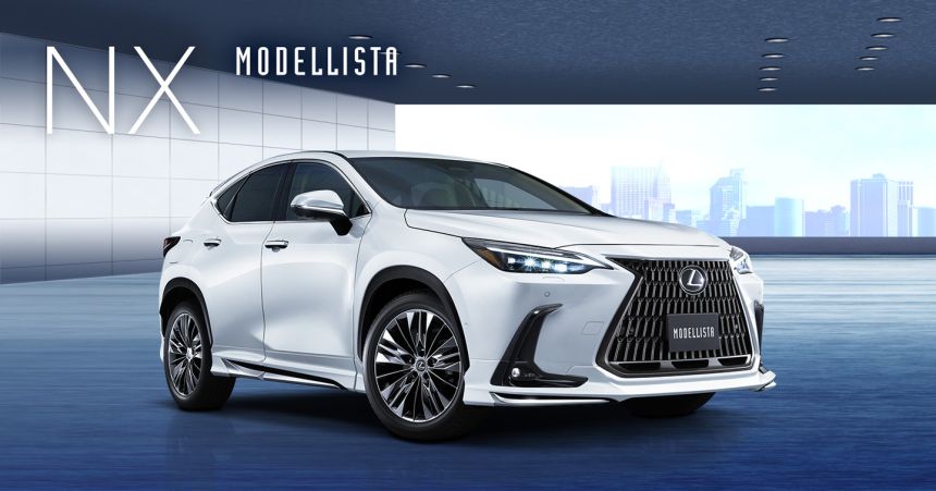 Style up the 2022 Lexus NX with TRD, Modellista parts image