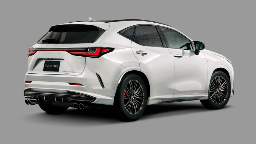 Style up the 2022 Lexus NX with TRD, Modellista parts image