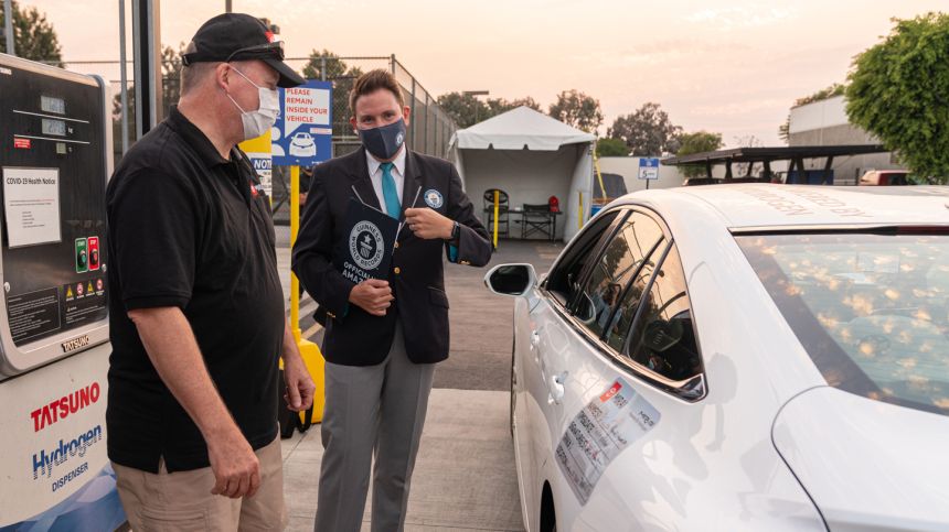 Hydrogen-powered Toyota Mirai drove 1360km without refueling image