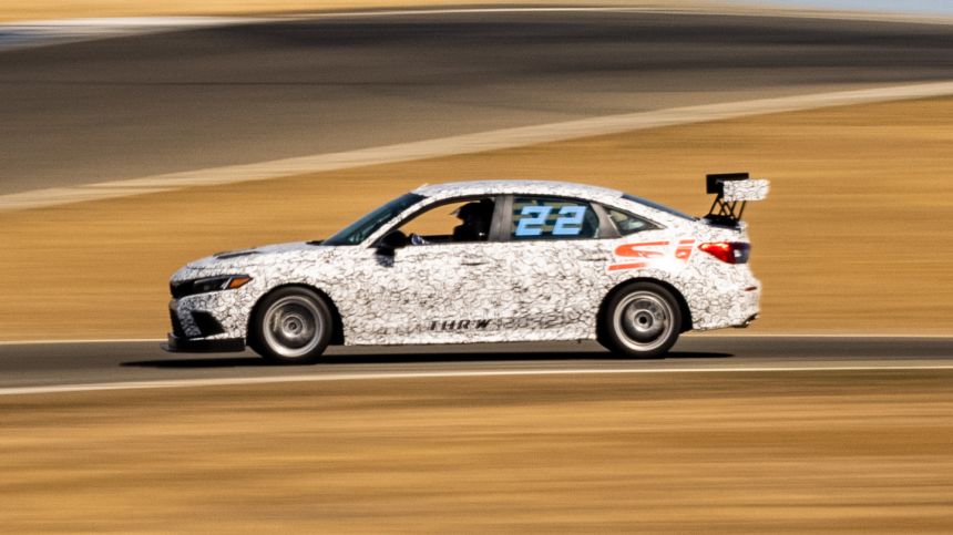Honda previews 2022 Civic Si as a racecar image