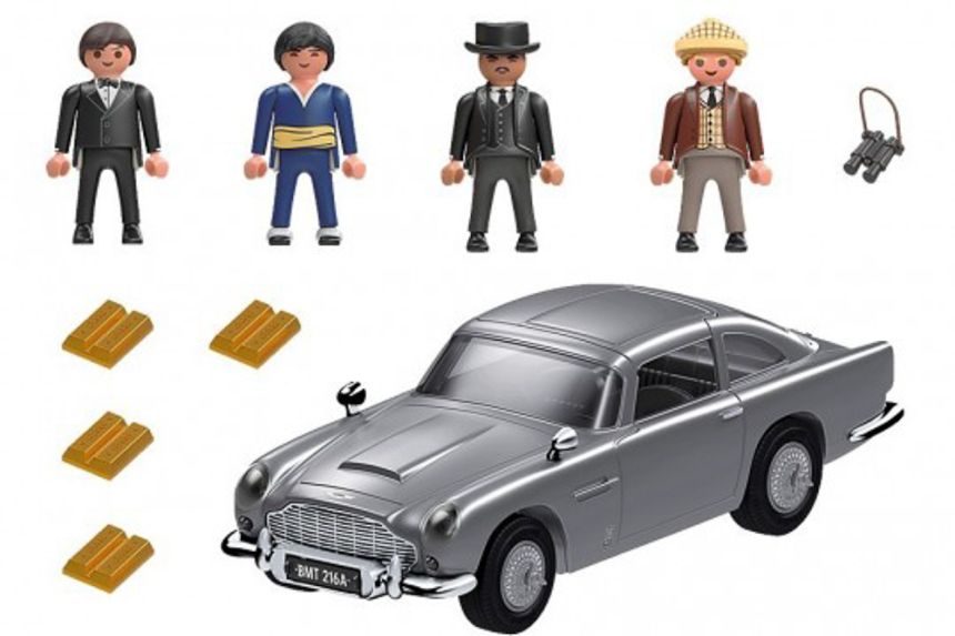 From Playmobil with Love: Check out this Aston Martin DB5 collectible image
