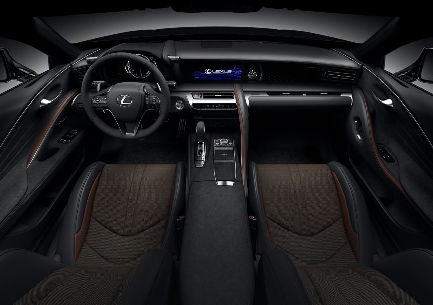 This blacked out Lexus LC is ready for Halloween image
