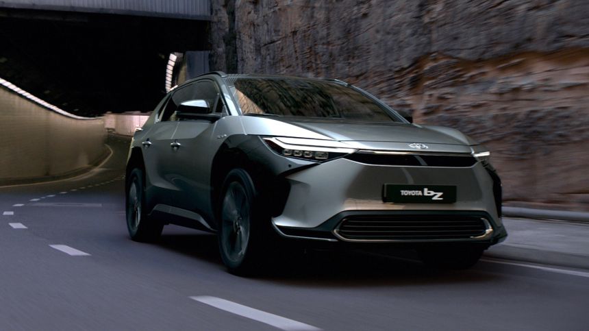 Toyota bZ4X EV has 450 km range and steer-by-wire system image