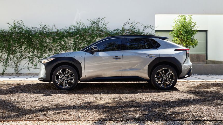 Toyota bZ4X EV has 450 km range and steer-by-wire system image