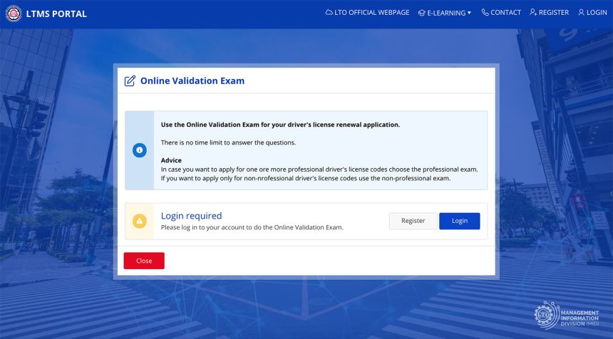 License renewal image