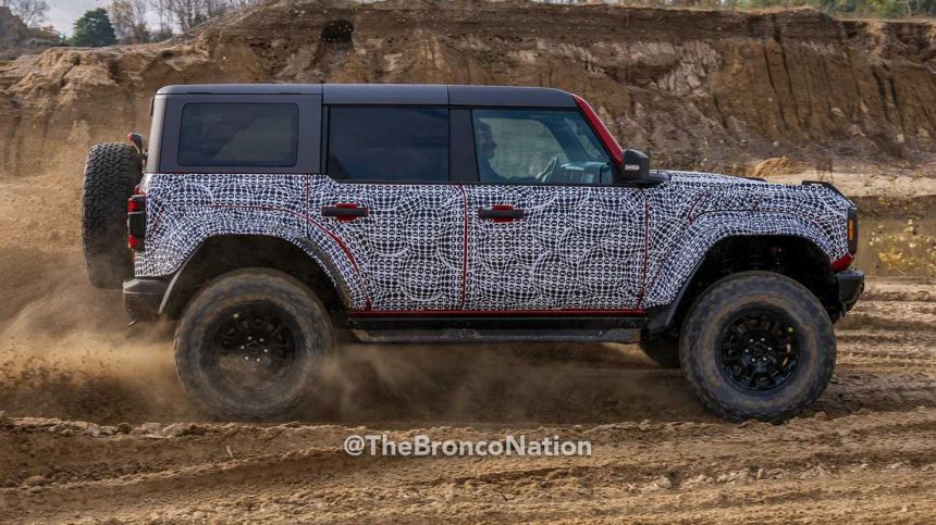 2022 Ford Bronco Raptor looks tough on the trail image