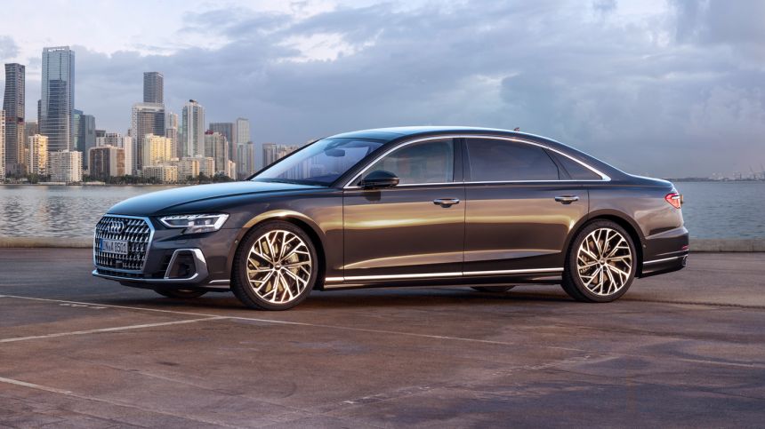 More bling: 2022 Audi A8 gets more chrome, sharper styling image
