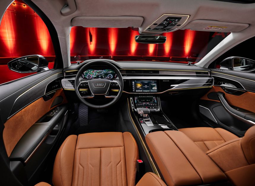 More bling: 2022 Audi A8 gets more chrome, sharper styling image