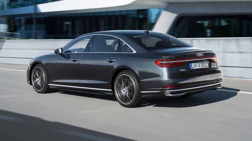 More bling: 2022 Audi A8 gets more chrome, sharper styling image