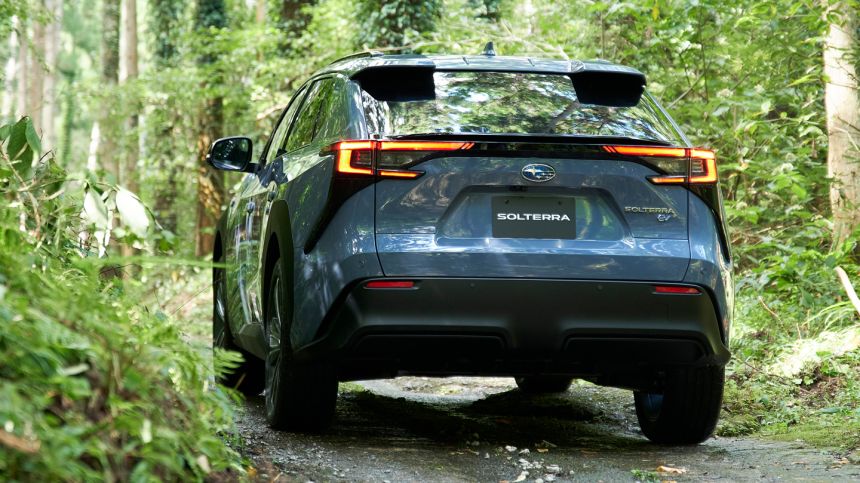Not bZ4X: Subaru reveals 2022 Solterra as first EV image