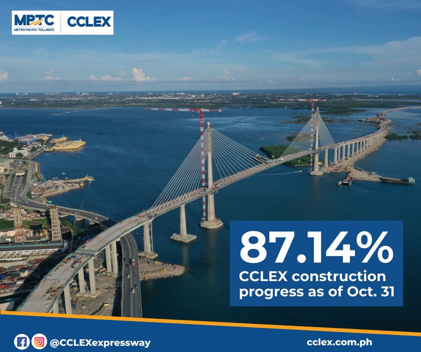 Work on Cebu-Cordova Link Expressway is 87% complete image