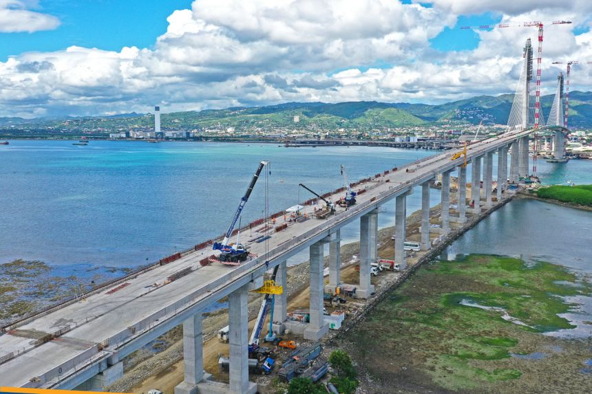 Work on Cebu-Cordova Link Expressway is 87% complete image