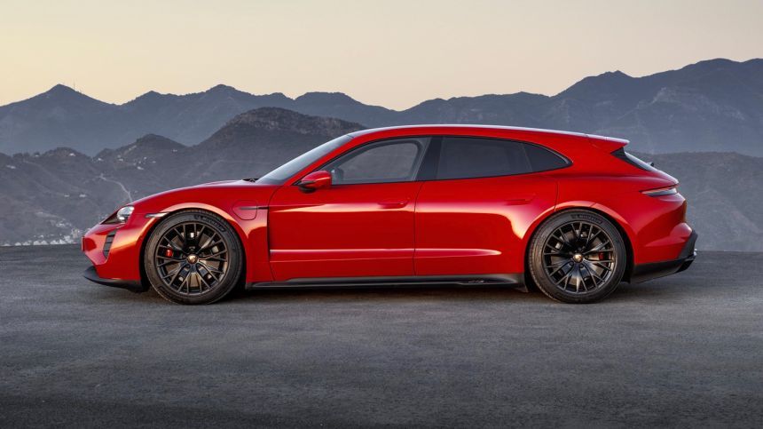 Porsche Taycan Sport Turismo is a proper electric sports wagon image