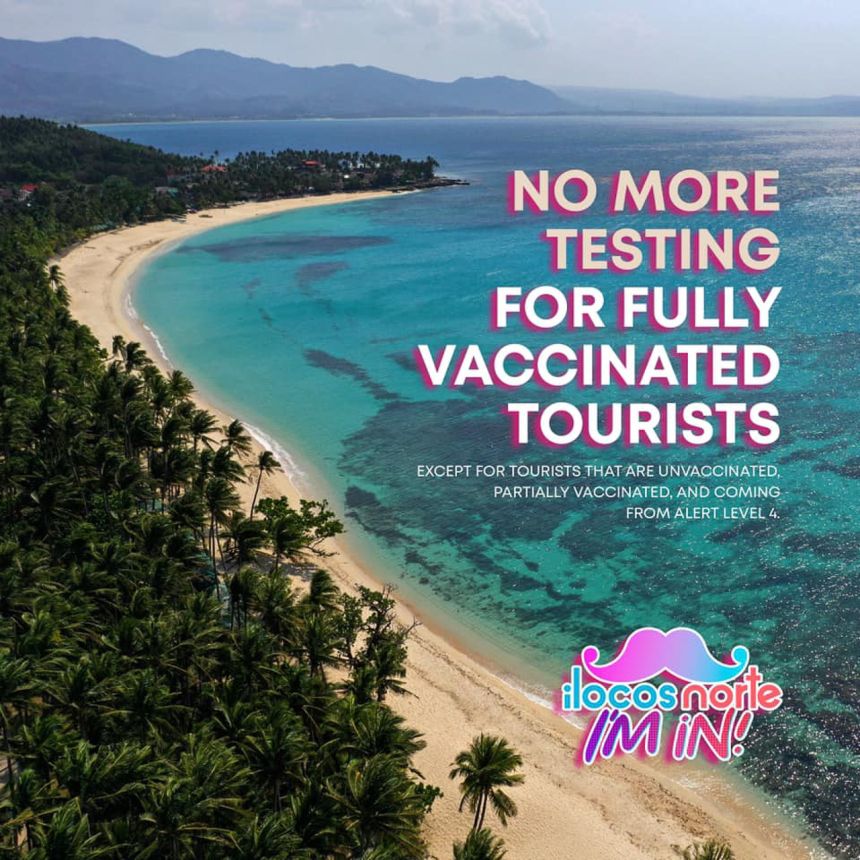Iloces Norte to relax travel restrictions for fully-vaxxed tourists image
