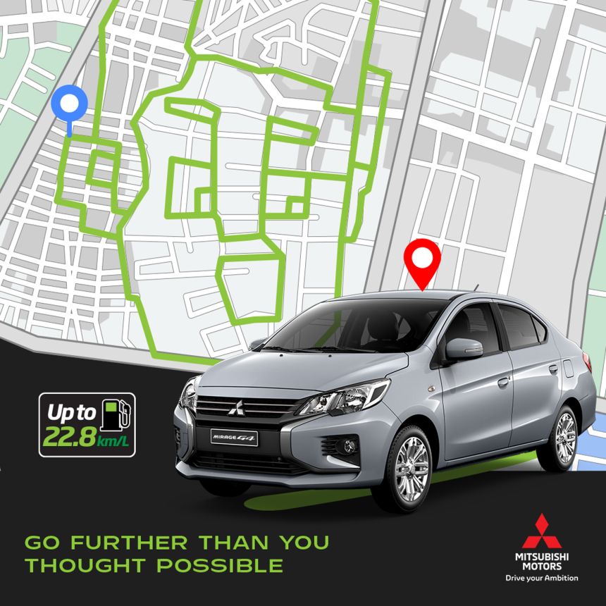 2021 Mitsubishi Mirage G4 can do up to 22.8 km/L image